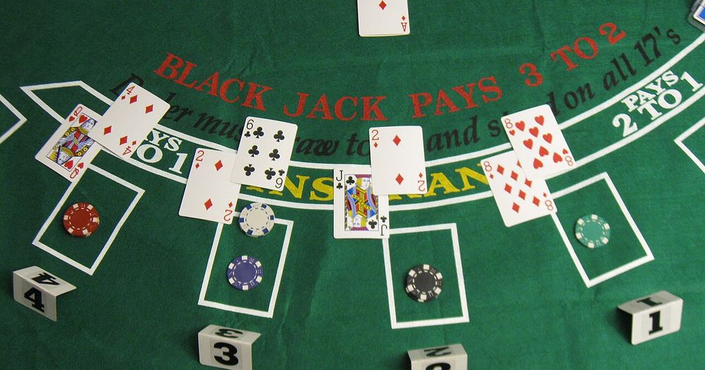 Photograph: Blackjack game 1