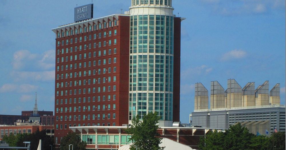 2017 Hyatt Regency Boston Harbor and Massport Ventilation Building 7 from Boston Harbor
