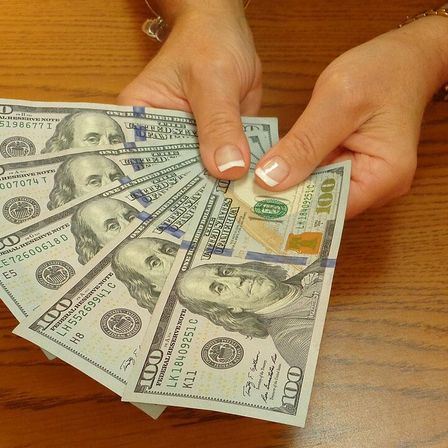Photograph: $500 Cash Fan