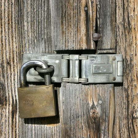 Photograph: Padlock