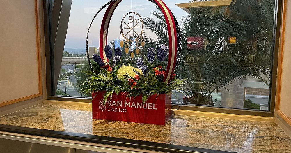 Decoration at San Manuel Casino in Highland, CA