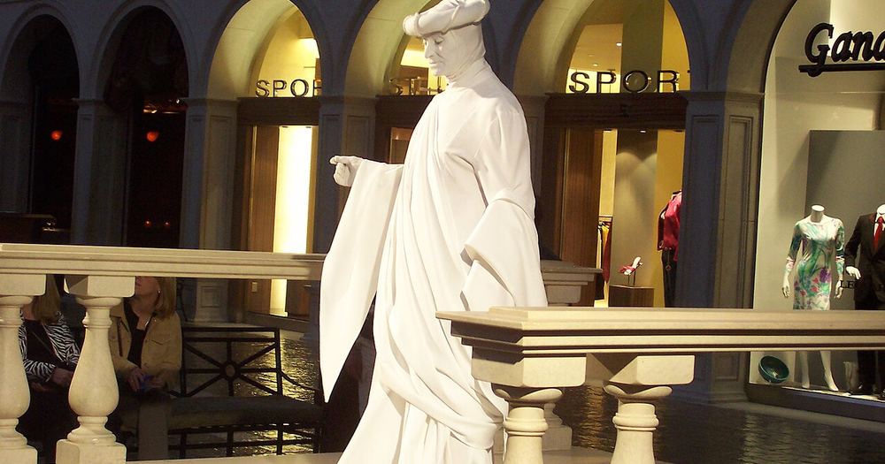 Photograph: The Venetian LV Mime