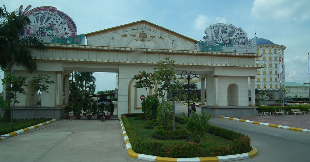 Casino hotel of Svay Rieng カンボジア南東部 国境の町スバイリエン州バベットのカジノホテル DSCF2253