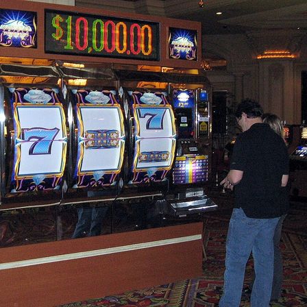 Photograph: Giant slot machine