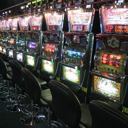 Photograph: Medal slot machine