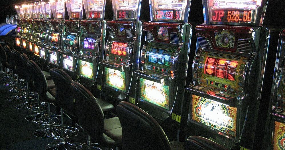 Photograph: Medal slot machine