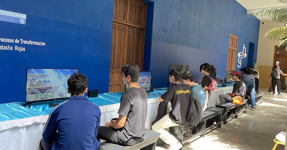 Photograph: Estand de videojuegos