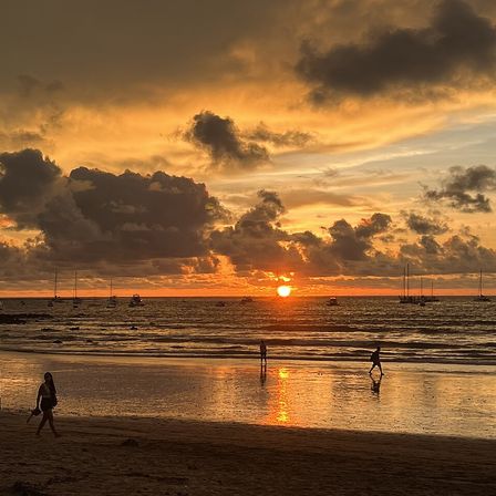 Beach on the Pacific Coast of Costa Rica