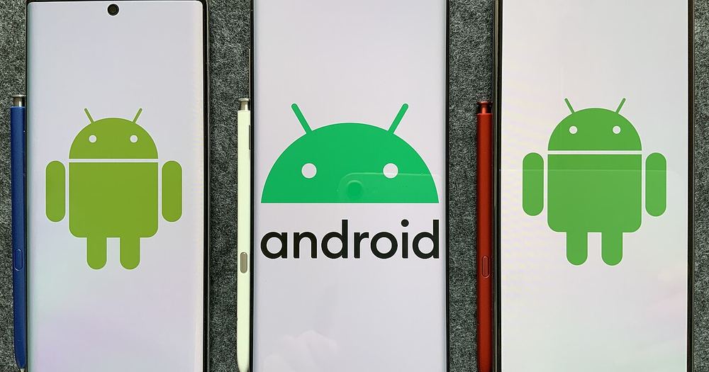 Photograph: Android phones