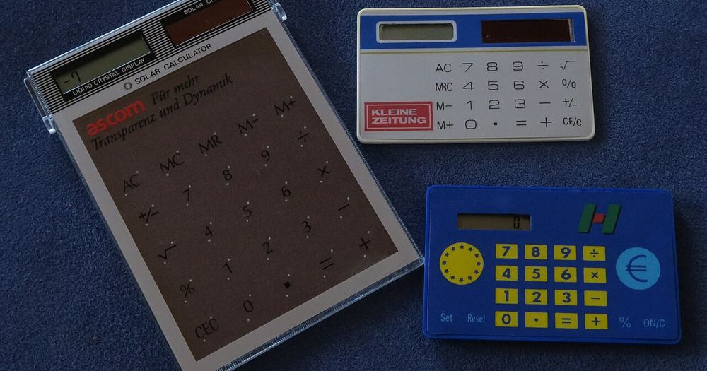 Advertisements in Austria Calculators