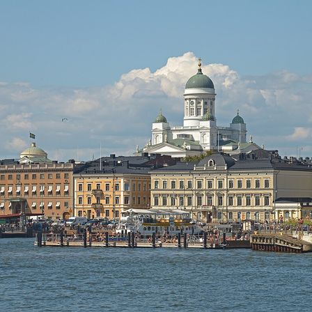 Ferry terminal South Harbour. Helsinki, Finland
