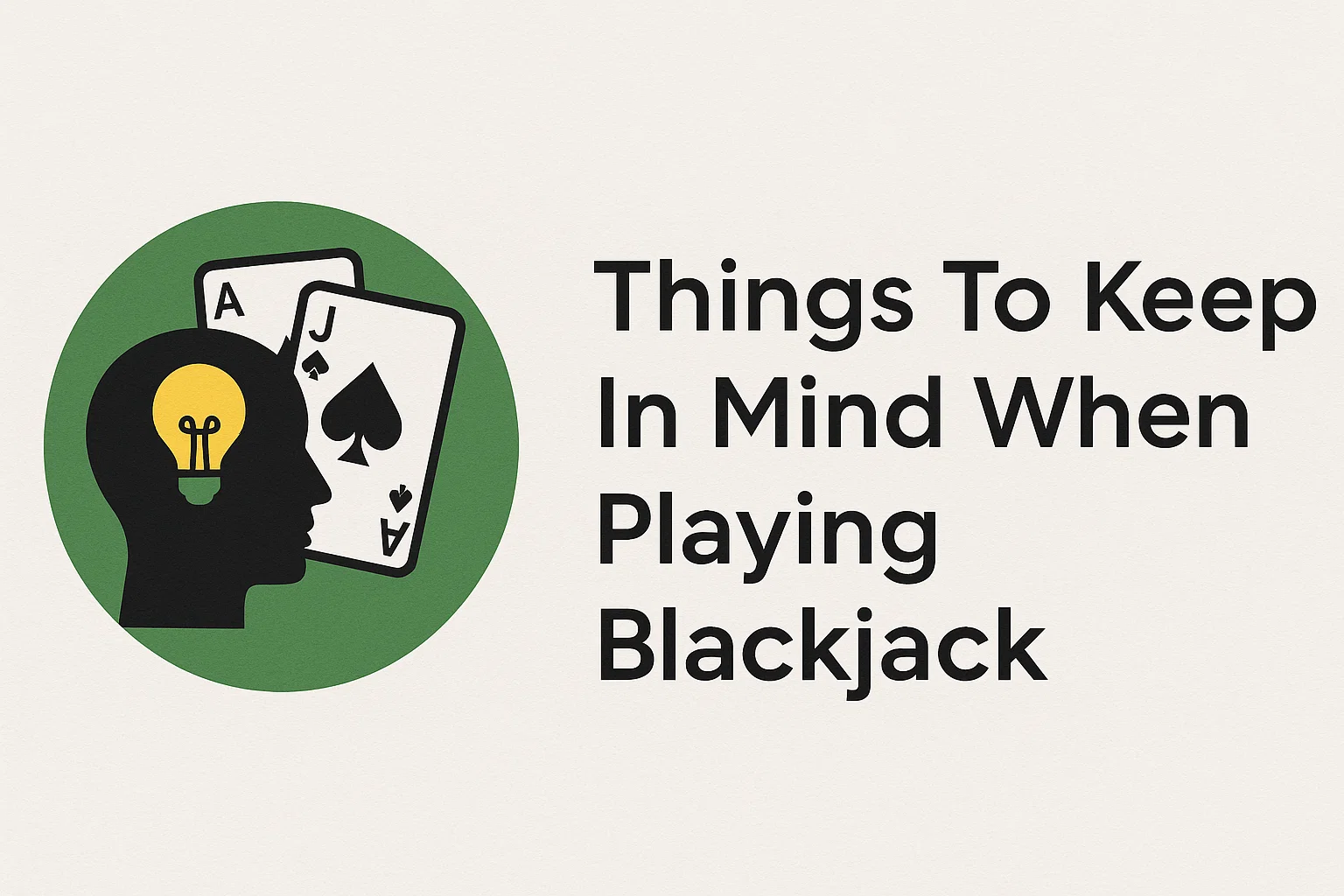 Things To Keep In Mind When Playing Blackjack