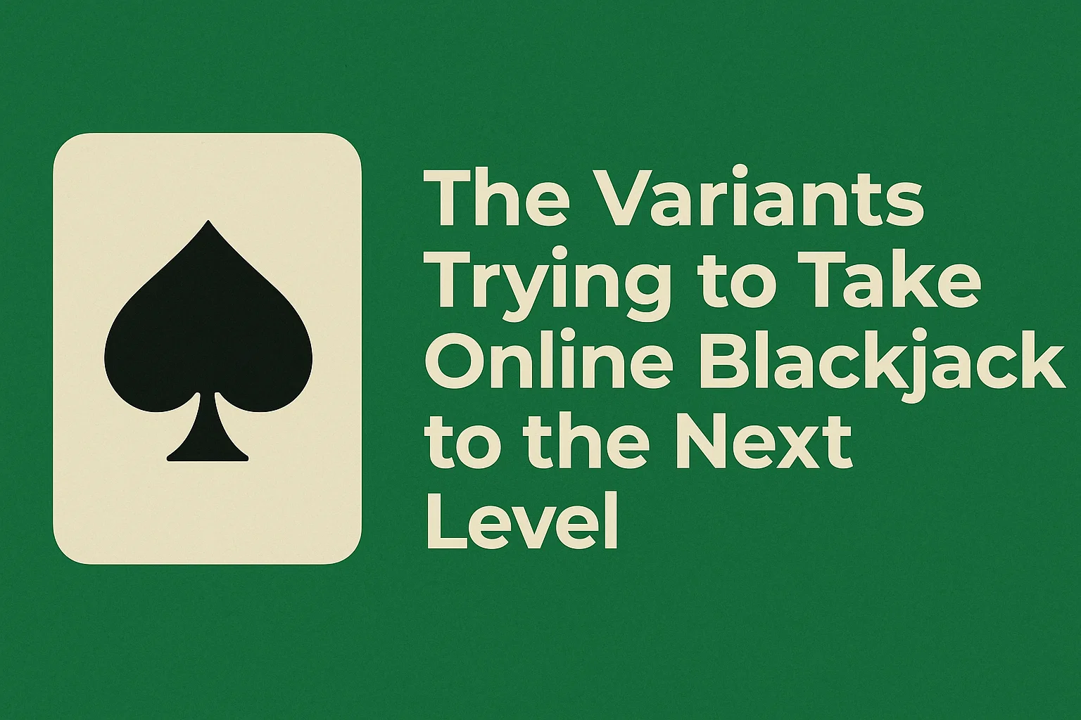 The Variants Trying to Take Online Blackjack to the Next Level